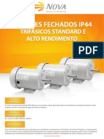 Motores Trifásicos Fechados IP44 - TEFC SFR