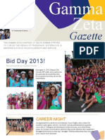 Gazette: Bid Day 2013!