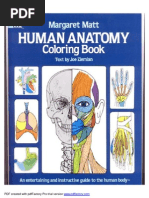 Human Anatomy Coloring Book