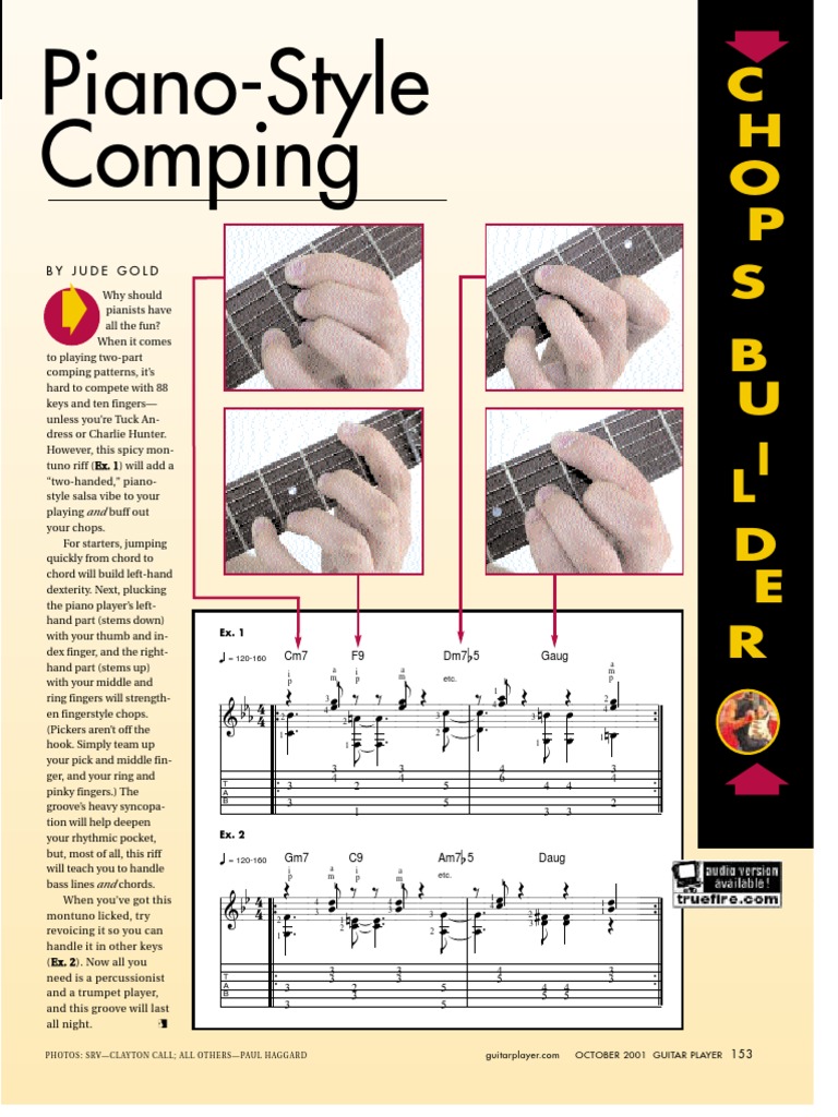 Chops Builder Piano Style Comping PDF Musical Techniques Aspects