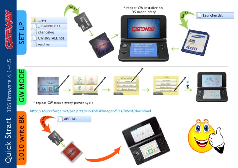 3DS Firmware Quick Start Guide | PDF | Computers
