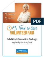 V!VA Mississauga My Time to Give Exhibitor Package