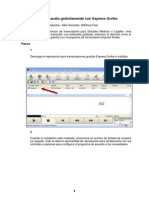 Tutorial Integral de Express Scribe