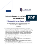 20-Subgrade Requirements for Fabricated Geomembranes