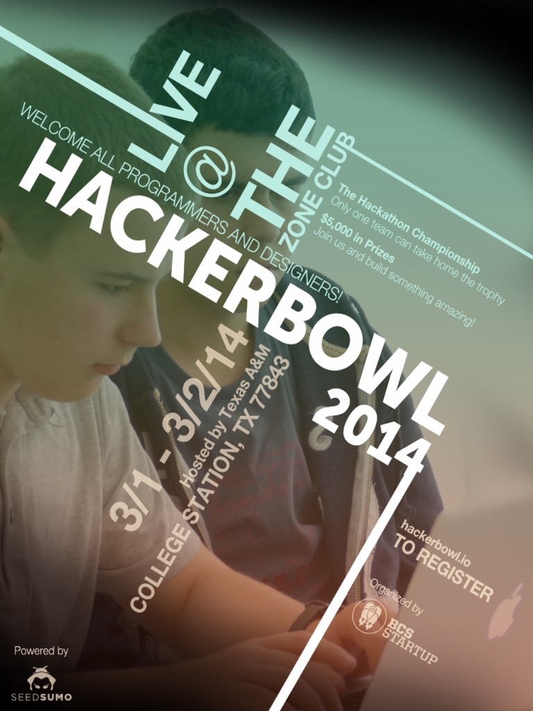 2014 HackerBowl Hackathon Event | PDF | Lifestyle