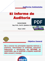 El Informe de Auditoría 2013