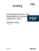 Developing Microsoft Applications For Windows (Visual C#: Course Number: 2555A