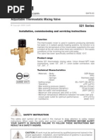 Download Caleffi 3-Way Mixing Valves 521 Installation Manual by e-ComfortUSA SN20373984 doc pdf