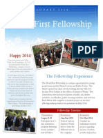 The Work First Fellowship - January Newsletter
