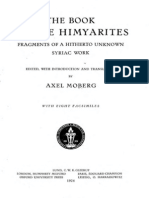 Axel Moberg The Book of The Himyarites. Fragments of A Hitherto Unknown Syriac Work Edited, With Introduction and Translation 1924