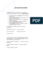 100 exercícios CLASSE DE PALAVRAS.doc