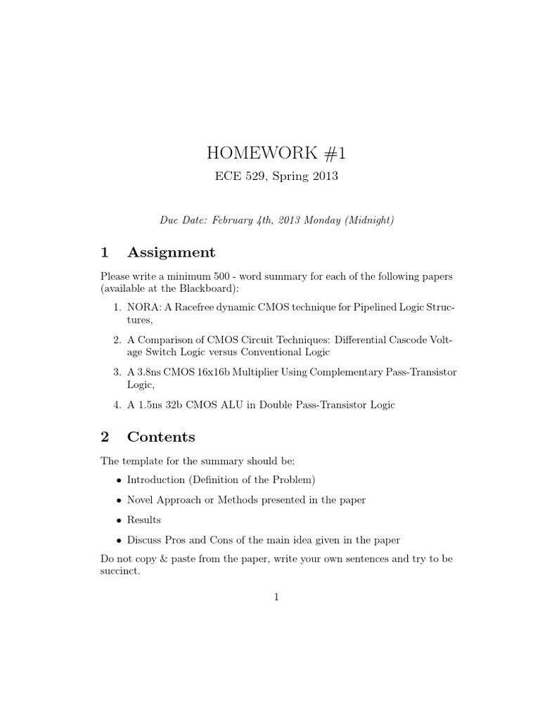 Homework 1 | PDF | Science & Mathematics | Computers