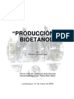 Monografía - Producción de Bioetanol - XV Curso de Titulación