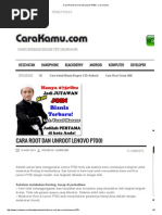 Download Cara Root Dan Unroot Lenovo P700i  Cara Kamu 2 by widhihartanto SN203756249 doc pdf