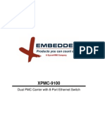 Dual PMC Carrier With 8-Port Ethernet Switch