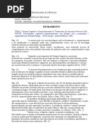 COGNITIVO COMPORTAMENTAL