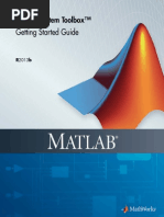 Control System Toolbox - Getting Started Guide