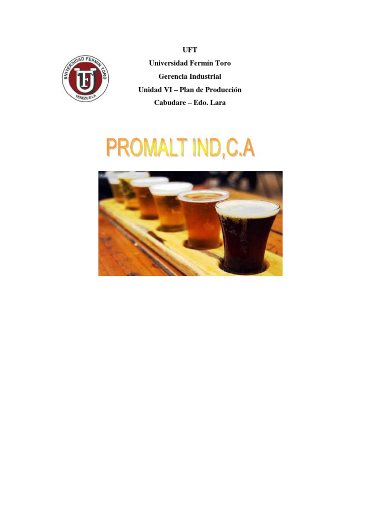 Plan de Produccion PROMALT | PDF | Proteínas | Alimentos