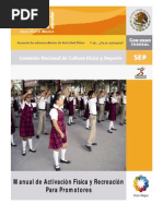 Manual de Activacion Fisica y Recreacion Promotor
