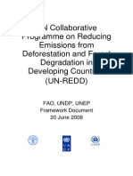 UN REDD FrameworkDocument