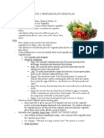 Parts of A Vegetable Plant Lesson PDF