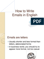 How to Write Emails in English
