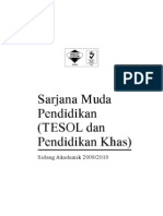 Download Sarjana Muda PendidikanTESOL  Pendidikan Khas by mediapendidik SN20380629 doc pdf