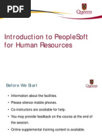 Introduction PeopleSoft