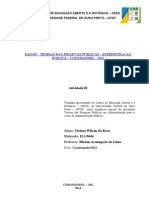 Atividade 02 - Teorias Das Finanças Públicas