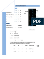 Beam Ledge Design: Inputs or Parameters