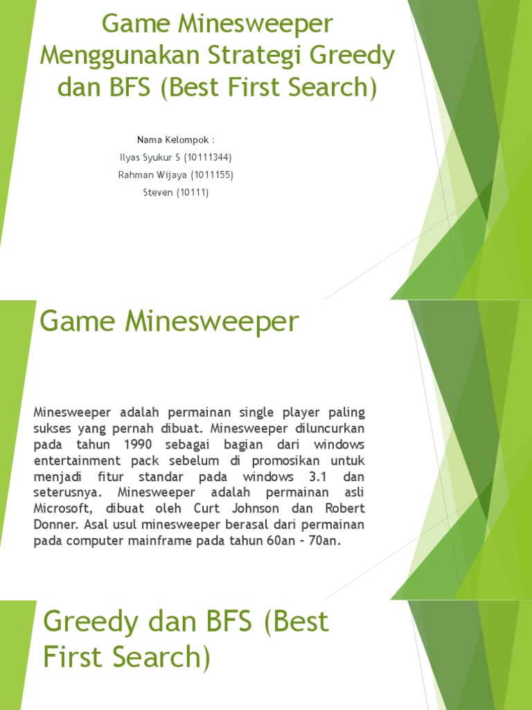 Solver Minesweeper: Greedy & BFS | PDF | Game & Aktivitas