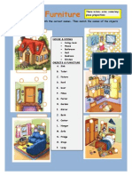 House and Furniture Prepositions of Place There Is There Are