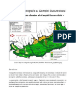 Studiul Geografic Al Campiei Bucurestiului