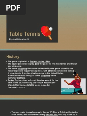 Table Tennis