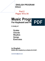 Music Program: For Keyboard and Piano