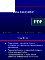 Ch10 - Formal Specifications
