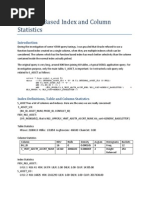 Function Based Index and Column Statistics