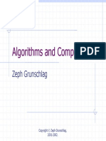 Algorithms and Complexity: Zeph Grunschlag