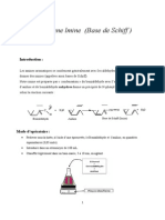 1 Synthese D Une Base de Schiff