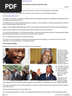 131206 Nelson Mandela Anti-Apartheid Icon and Father of Modern South Af