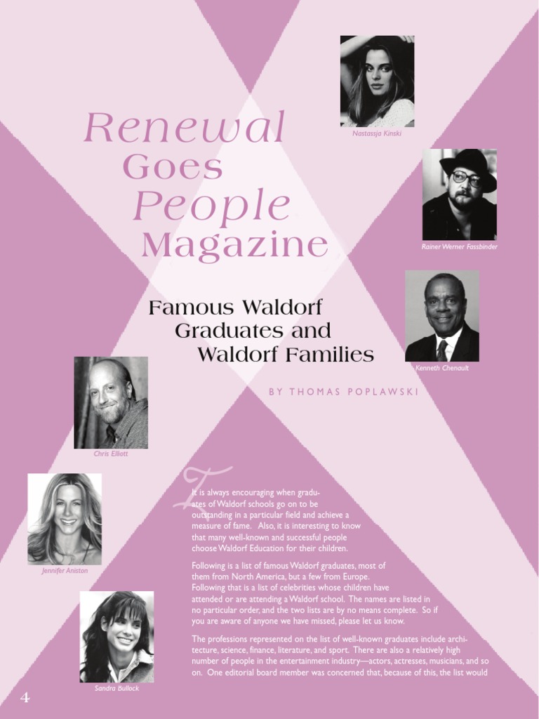 Famous Waldorf Graduates | PDF
