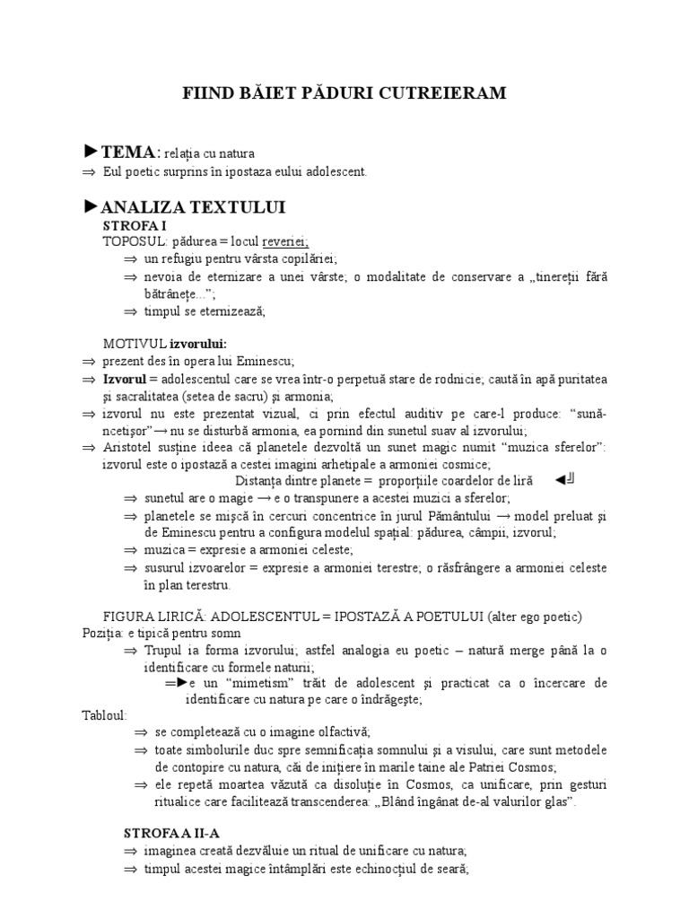 Fiind Baiet Paduri Cutreieram