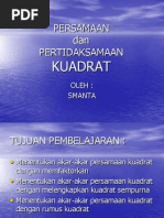 Download Persamaan  Pertidaksamaan Kuadrat PPT by Ssh ns Mitchll S SN203875847 doc pdf