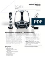 Specification Sheet - SoundSticks III (English)