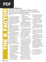 Download Knowledge Management Six Pack 4 FREE pdf by Smart People magazine SN20387676 doc pdf
