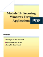 Module 10: Securing Windows Forms Applications