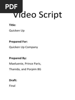 video script