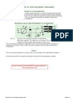 Measure Zero-Sequence Impedance Transformer Protection