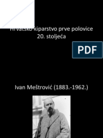 Hrvatsko Kiparstvo Prve Polovice 20.St.