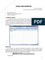 Excel para Docent Es